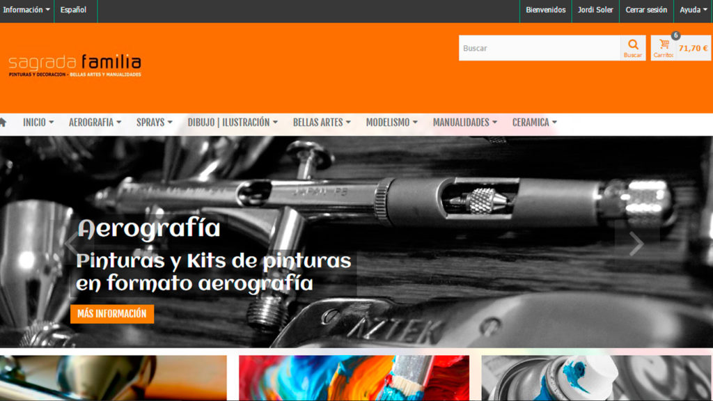 Sitio web de comercio electrónico